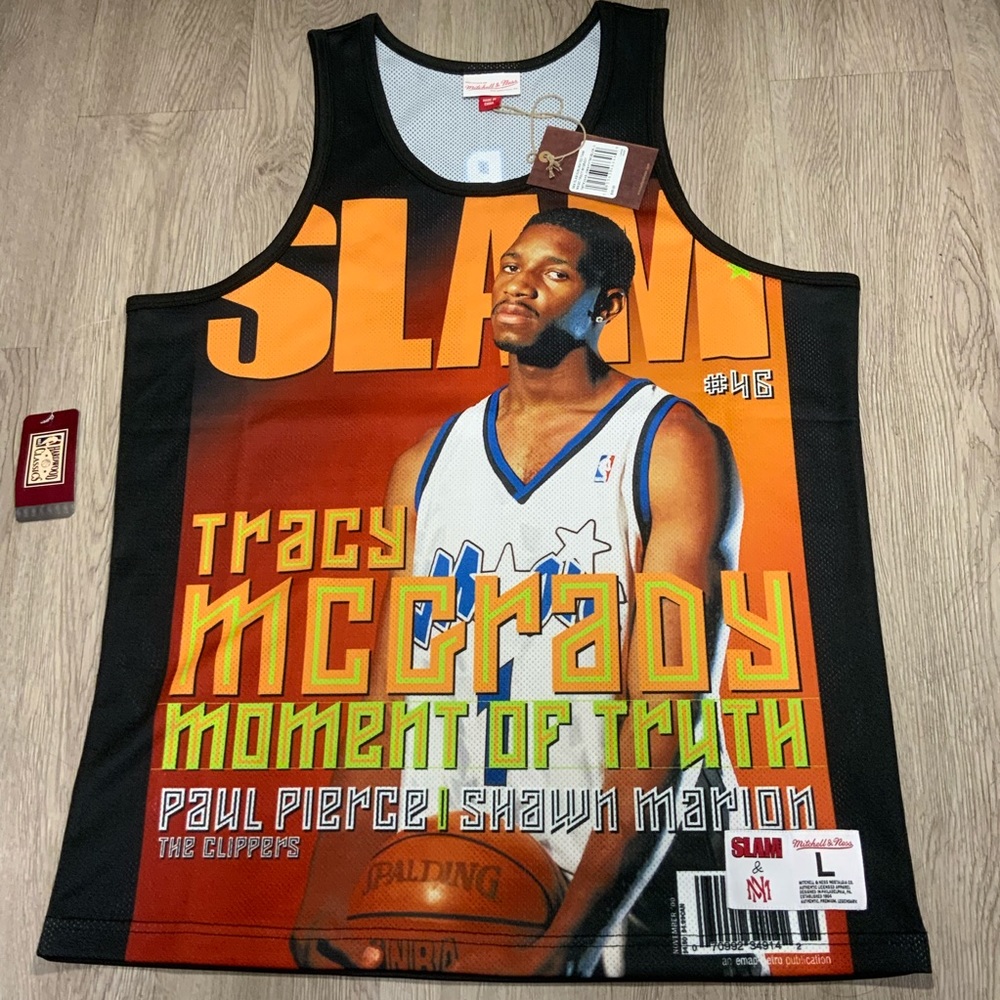 Mitchell & Ness Orlando Magic Mens Small Tracy McGrady Tank Top Jersey Slam